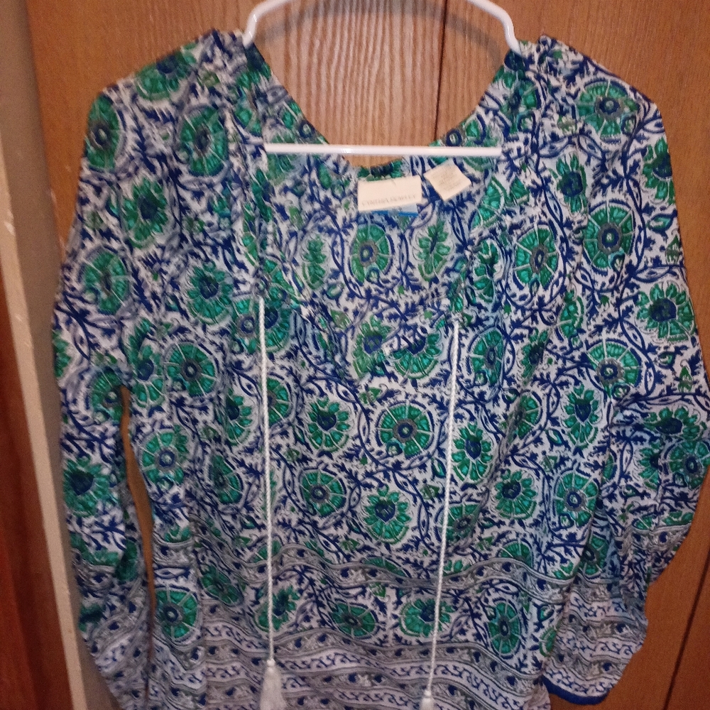 Blouse from Cynthia Rowley and it a size large.